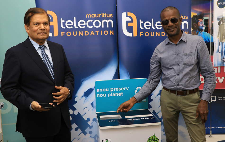 Recyclage électronique : Mauritius Telecom réaffirme son engagement au développement durable